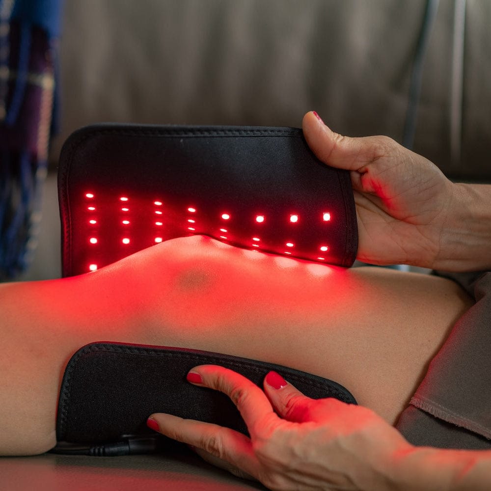 led therapy belt for waist back or knee
