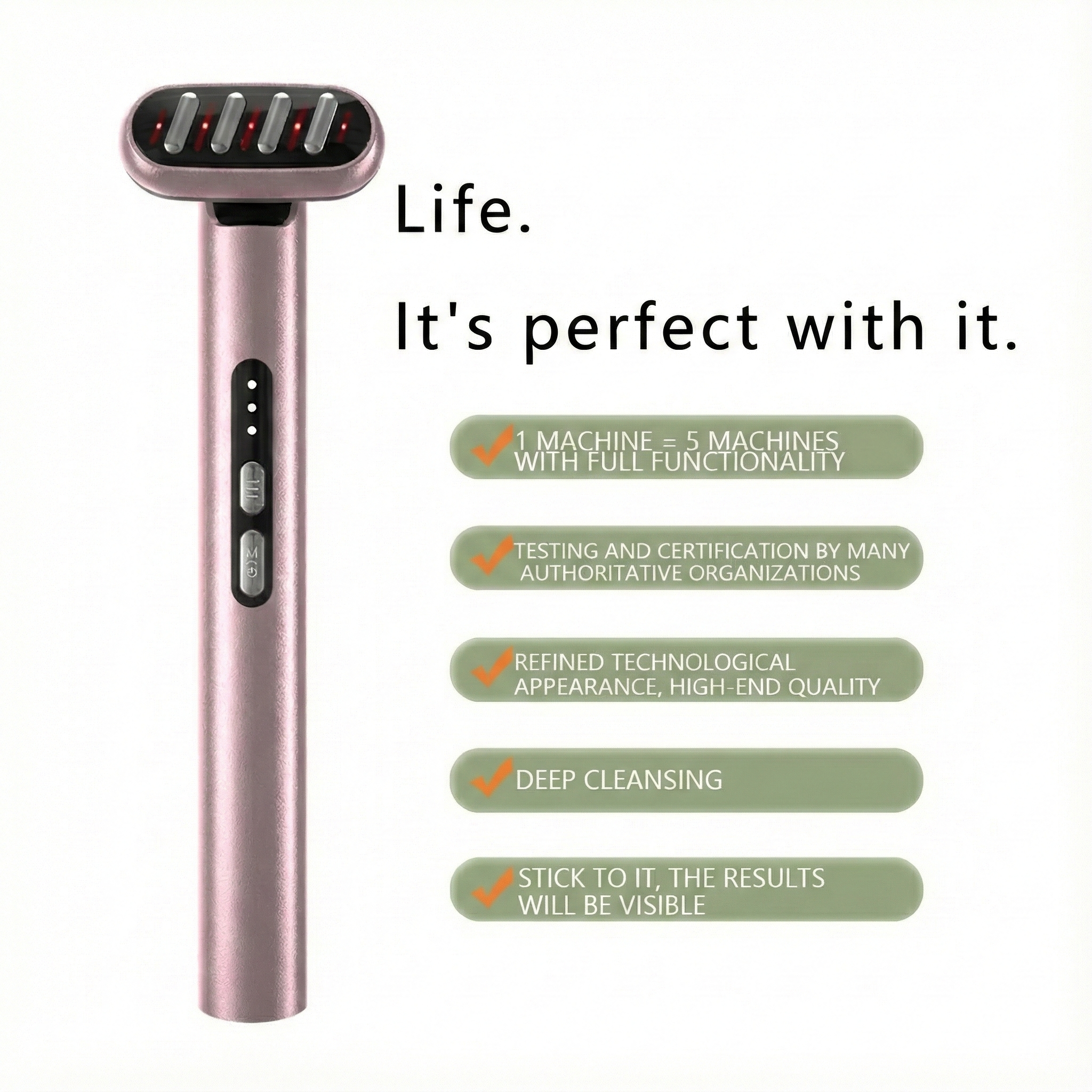 NEW Ultimate 5-in-1 Microcurrent facial wand
